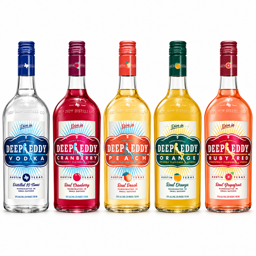 Buy Deep Eddy Original & Flavored Vodka Variety 5PK Bundle Online -Craft City