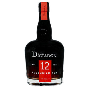 Buy Dictador Aged Rum Solera System Ultra Premium Reserve 12 Yr 80 750ML Online -Craft City