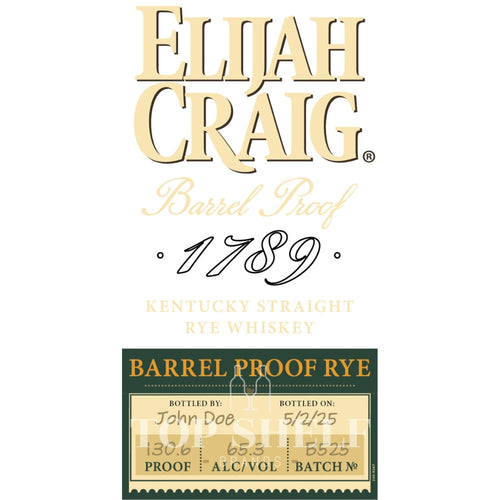 Buy Elijah Craig Bottle Your Own Tour Barrel Proof Rye Online -Craft City