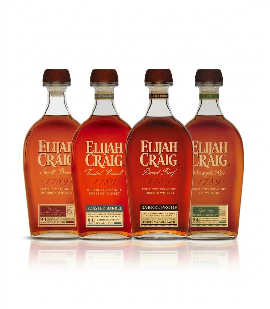 Buy Elijah Craig Bourbon & Rye Whiskey 4PK Bundle Online -Craft City