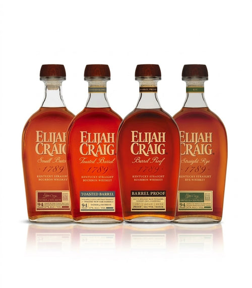 Buy Elijah Craig Bourbon & Rye Whiskey 4PK Bundle Online -Craft City
