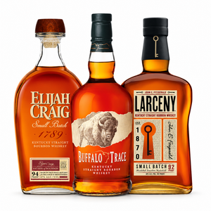 Buy Elijah Craig, Buffalo Trace & Larceny Bourbon 3PK Bundle Online -Craft City