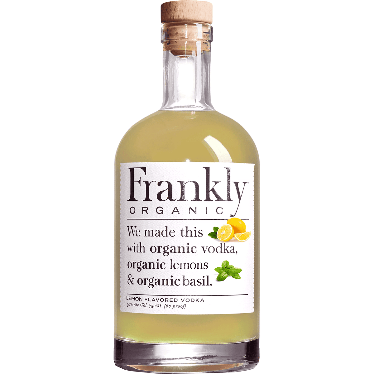 Frankly® Organic Lemon Vodka - The Whiskey Haus