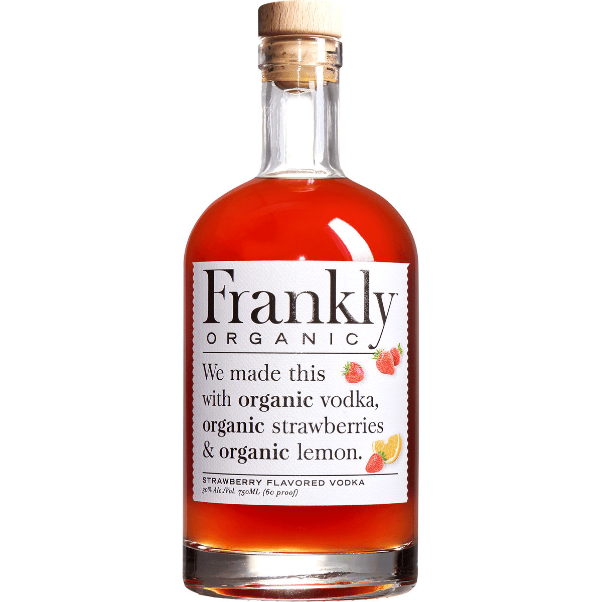 Frankly® Organic Strawberry Vodka - The Whiskey Haus