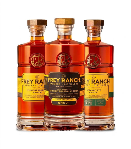 Buy Frey Ranch Bourbon & Rye Whiskey 3PK Bundle Online -Craft City