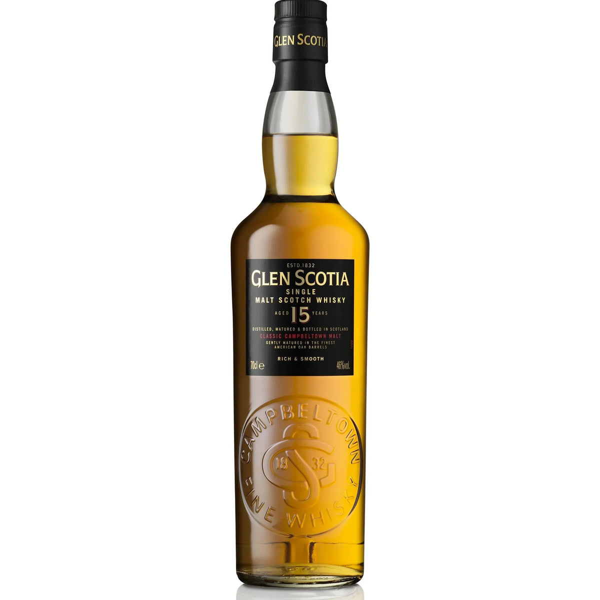 Glen Scotia 15 Year single Malt Scotch Whisky 750ml