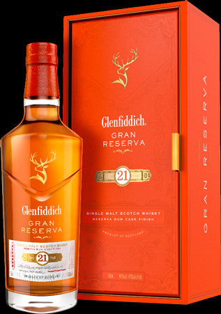 glenfiddich gran reserva 21 year old single malt scotch whisky 750ml
