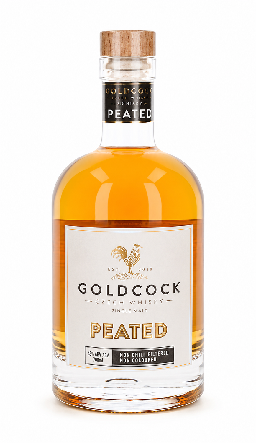 Buy Gold Cock Peated Czech Single Malt Whisky Online -Craft City