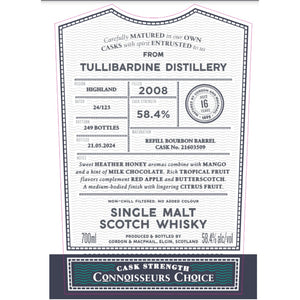 Buy Gordon & Macphail 2009 Tullibardine 16 Year Old Online -Craft City