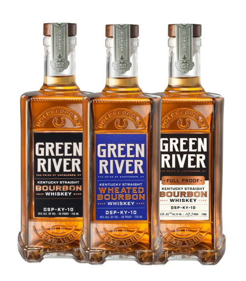 Buy Green River Bourbon, Wheated Bourbon & Full Proof 3PK Bundle Online -Craft City