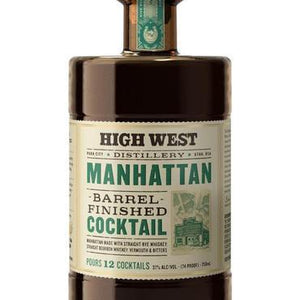 Buy High West Manhattan Barrel Finished Cocktail Online -Craft City