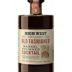 Buy High West Old Fashioned Barrel Finished Cocktail Online -Craft City