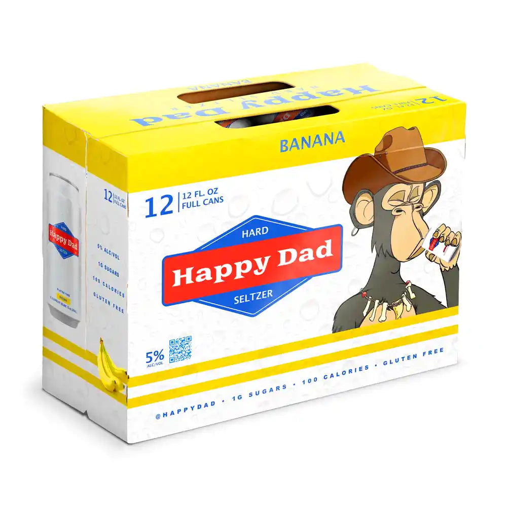 Happy Dad Banana Hard Seltzer