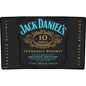 Buy Jack Daniel's 10 Year Old Batch 04 Limited Release Online -Craft City