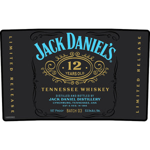 Buy Jack Daniel's 12 Year Old Batch 03 Limited Release Online -Craft City