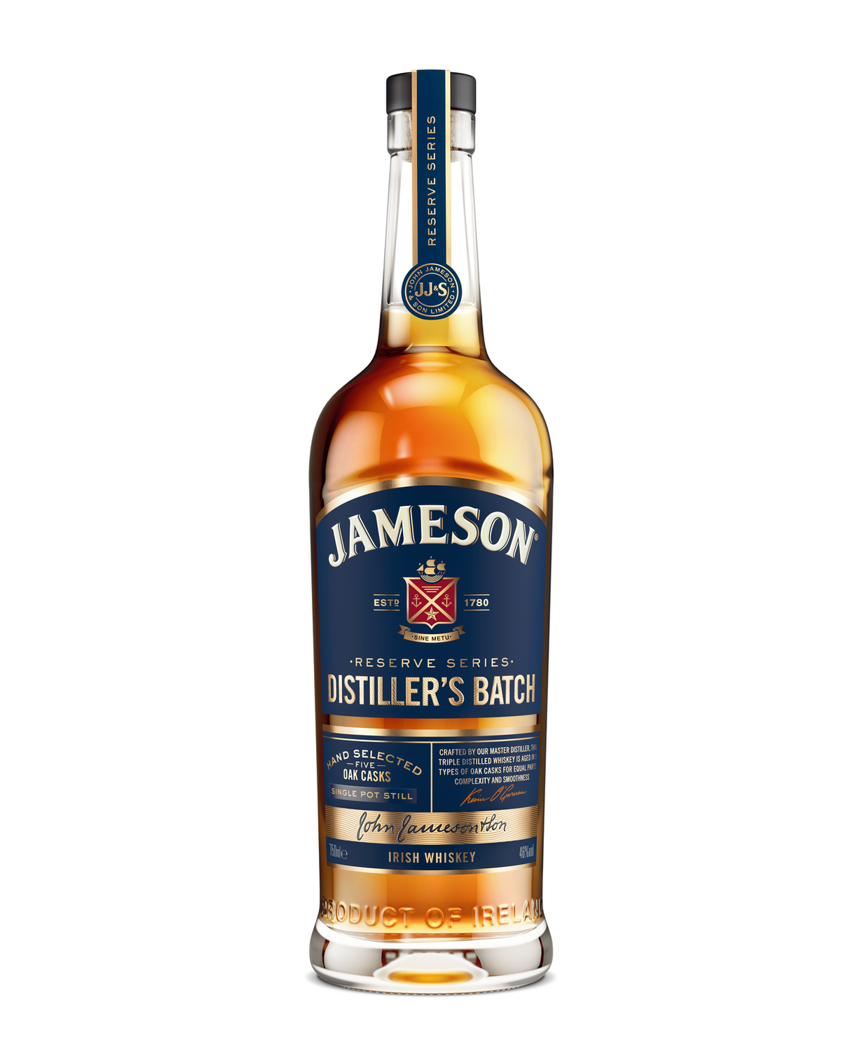 Jameson Distiller's Batch Reserve Series Irish Whiskey 750ml bottle