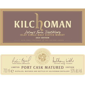 Buy Kilchoman Port Cask Matured 2024 Edition Online -Craft City