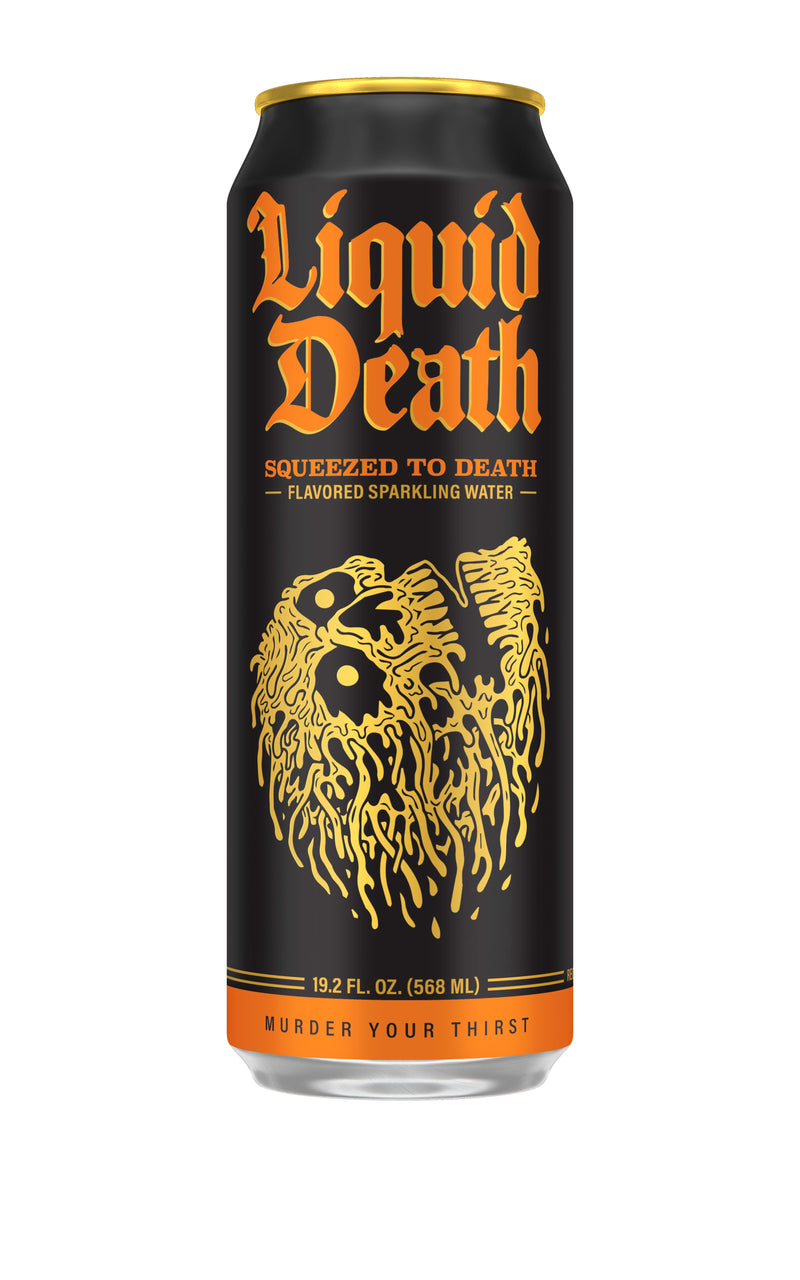 Liquid Death Squeezed To Death 24 Pack (19.2 oz Cans)