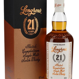 Buy Longrow 21 Year Old Peated Campbeltown Single Malt Scotch Whisky Online -Craft City