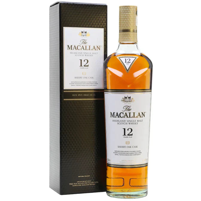 The Macallan Sherry Oak 12 Years Old Scotch Whisky 750ml