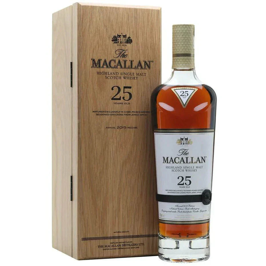 The Macallan Sherry Oak 25 Years Old Scotch Whisky 750ml