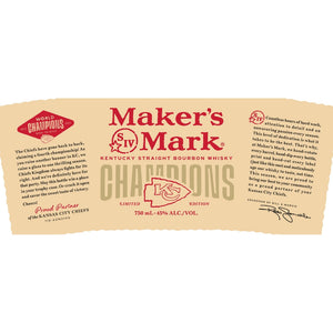 Buy Makerôs Mark Kansas City Chiefs Champions Edition Bourbon Online -Craft City