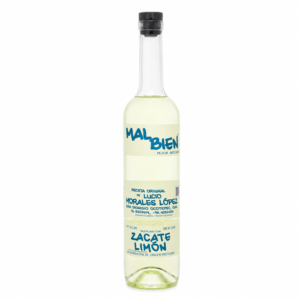 Buy Mal Bien Zacate Limón Morales Mezcal Online -Craft City