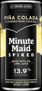 minute maid spiked wine pina colada can