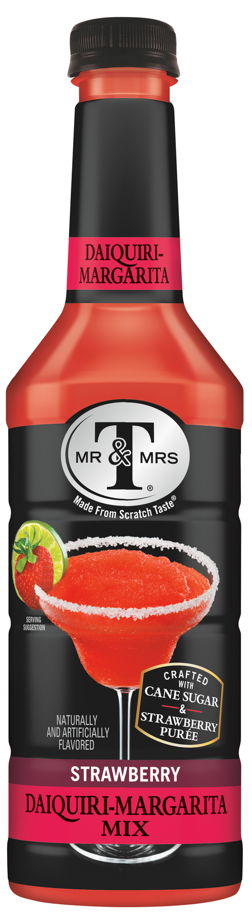 Buy Mr & Mrs T Strawberry Daiquiri/Margarita Plastic 1L Online -Craft City