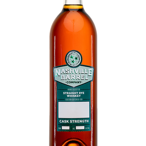 Buy Nashville Barrel Co Cask Strength Rye Online -Craft City