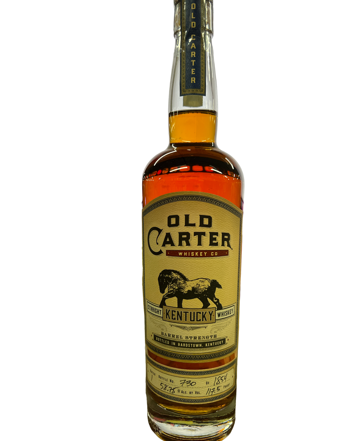 Buy Old Carter Barrel Strength Straight American Whiskey Batch 1 Online -Craft City