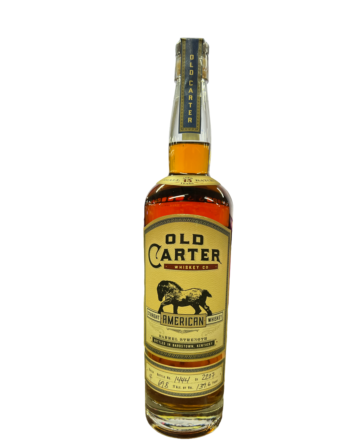 Buy Old Carter Barrel Strength Straight American Whiskey Batch 4 Online -Craft City