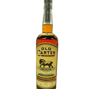 Buy Old Carter Barrel Strength Straight American Whiskey Batch 4 Online -Craft City