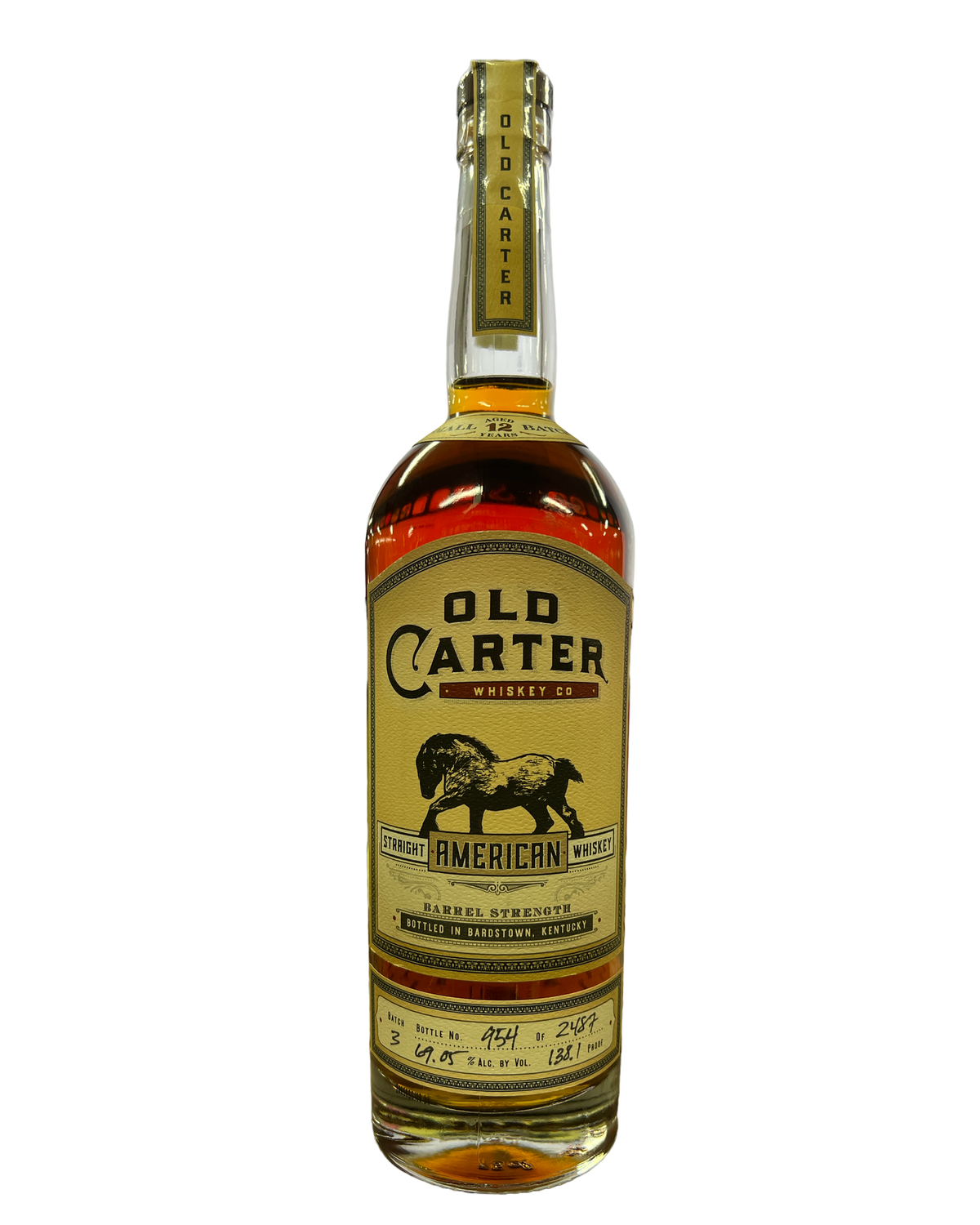 Buy Old Carter Straight Bourbon Whiskey Batch 3 Online -Craft City