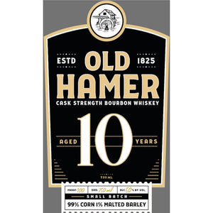 Buy Old Hamer 10 Year Old Bourbon Online -Craft City