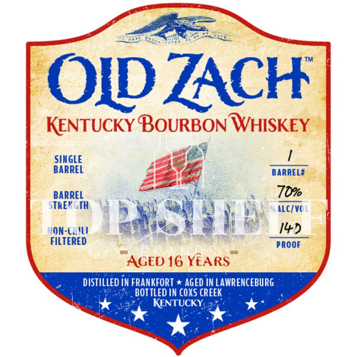 Buy Old Zach 16 Year Old Bourbon Online -Craft City