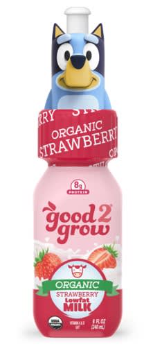 Good2grow Organic Strawberry Milk 12 Pack (8 oz Bottles)
