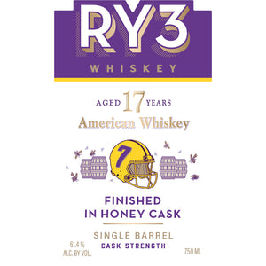 Buy RY3 17 Year Old Honey Cask Finished American Whiskey Online -Craft City