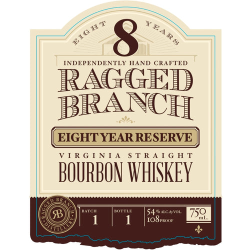 Buy Ragged Branch 8 Year Reserve Bourbon Online -Craft City