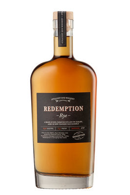 Buy Redemption Straight Rye Whiskey 92 750ML Online -Craft City
