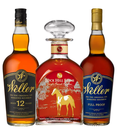 Buy Rock Hill Farms, Weller 12 Year & Weller Full Proof 3PK Bourbon Bundle Online -Craft City