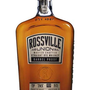 Buy Rossville Union Master Crafted Straight Rye Whiskey Barrel Proof Online -Craft City