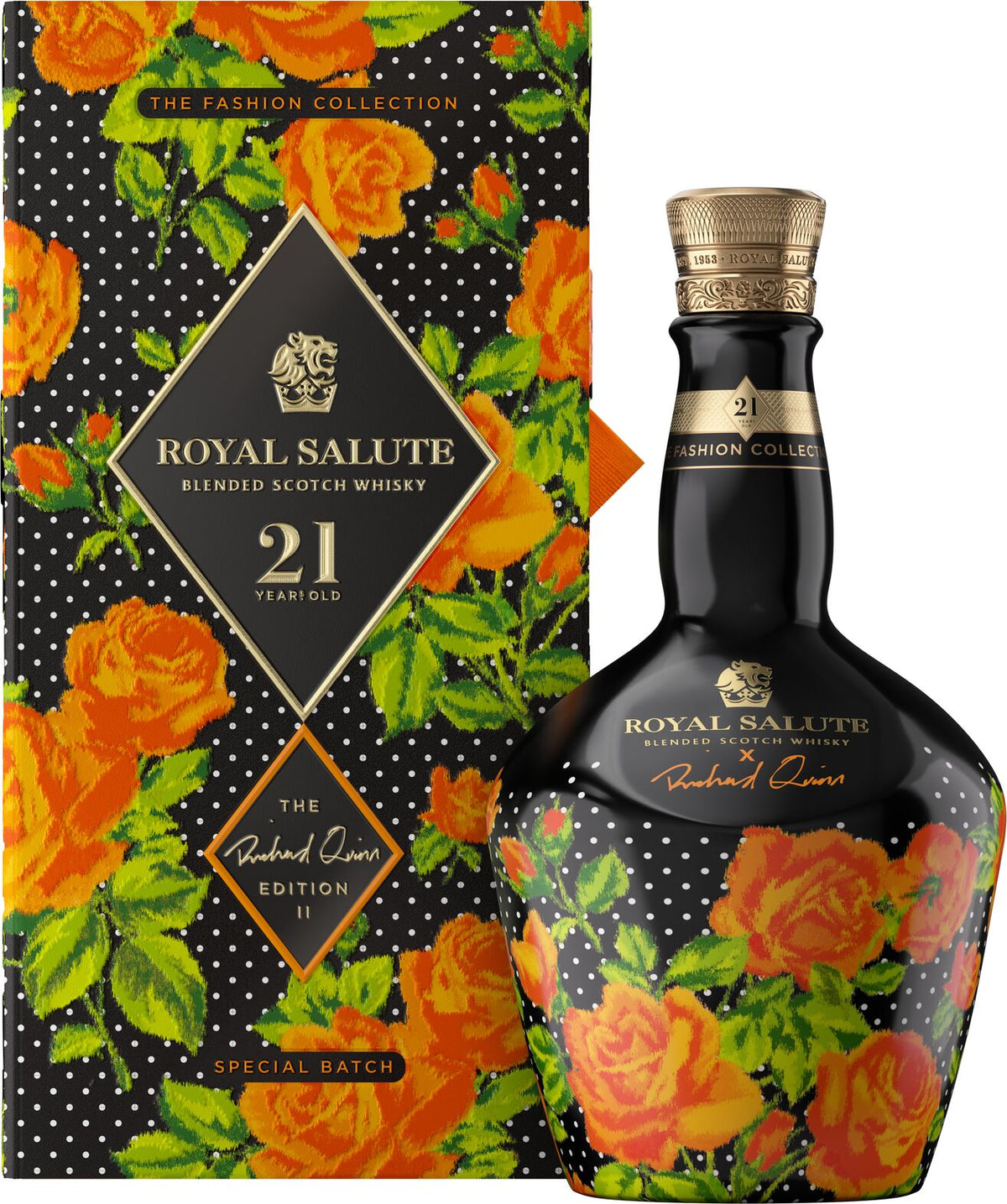 Buy Royal Salute 21 Year Old Richard Quinn Orange Edition II Online -Craft City