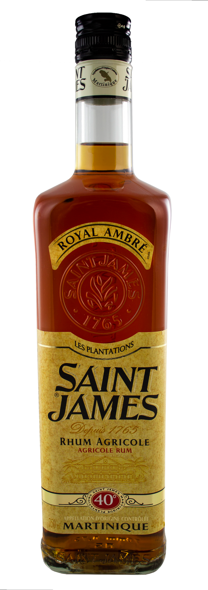 Buy Saint James Rum Royal Ambre 80 750ML Online -Craft City