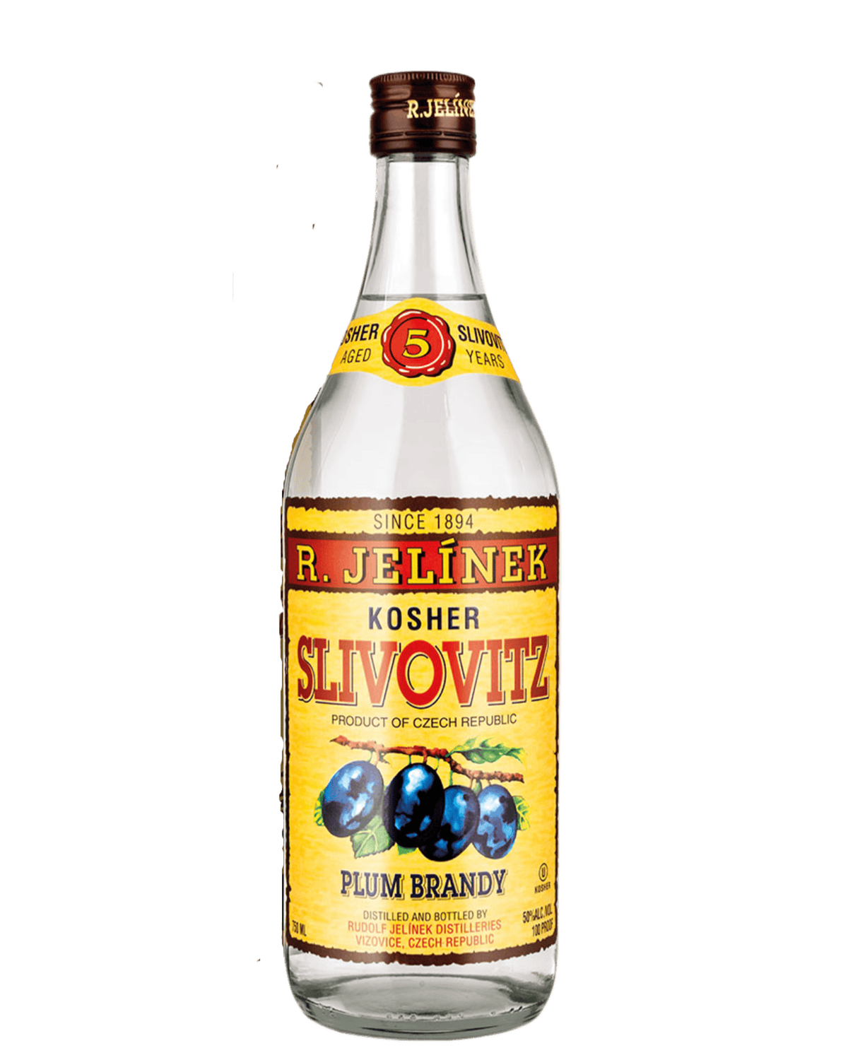 R. Jelinek Slivovitz 5 Year Kosher