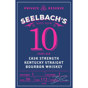 Buy Seelbachôs Private Reserve 10 Year Old Cask Strength Bourbon Online -Craft City