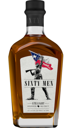 Sixty Men Straight Bourbon Whiskey 750ml