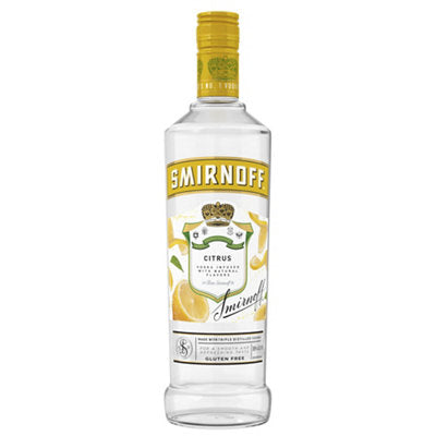 Buy Smirnoff Vodka Citrus Flavored 60 750ML Online -Craft City
