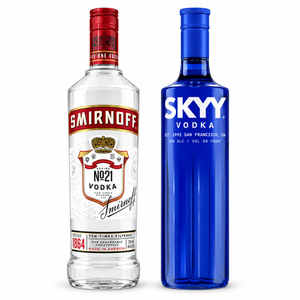 Buy Smirnoff Vodka & SKYY Vodka 2PK Bundle Online -Craft City
