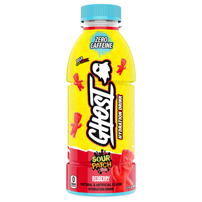 Ghost Hydration Sour Patch Kids Redberry 12 Pack (16.9 oz Bottles)